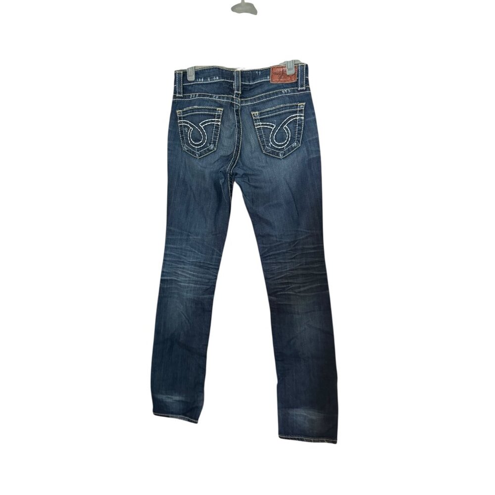 Big Star "Nico" Dark Wash Straight Leg Womens Jeans Size 27L - Picture 2 of 6